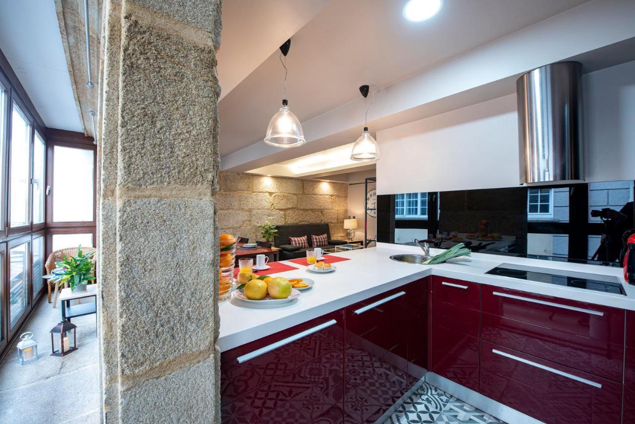 Apartamento En Zona Monumental Понтеведра Екстериор снимка